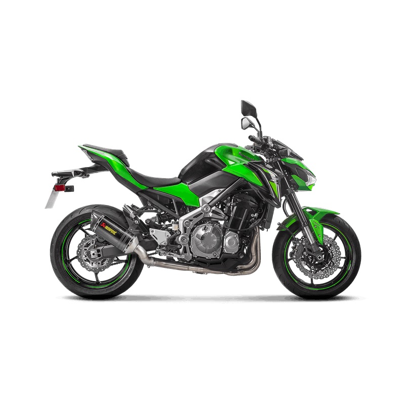 Akrapovic Slip-On Kawasaki Z 900, 2017-2019, Carbon / Titan