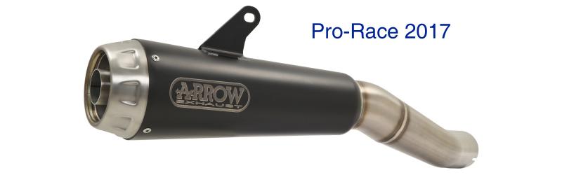 Arrow Pro-RaceSlip-On Suzuki GSX-S 1000, 2017-2020, Edelstahl