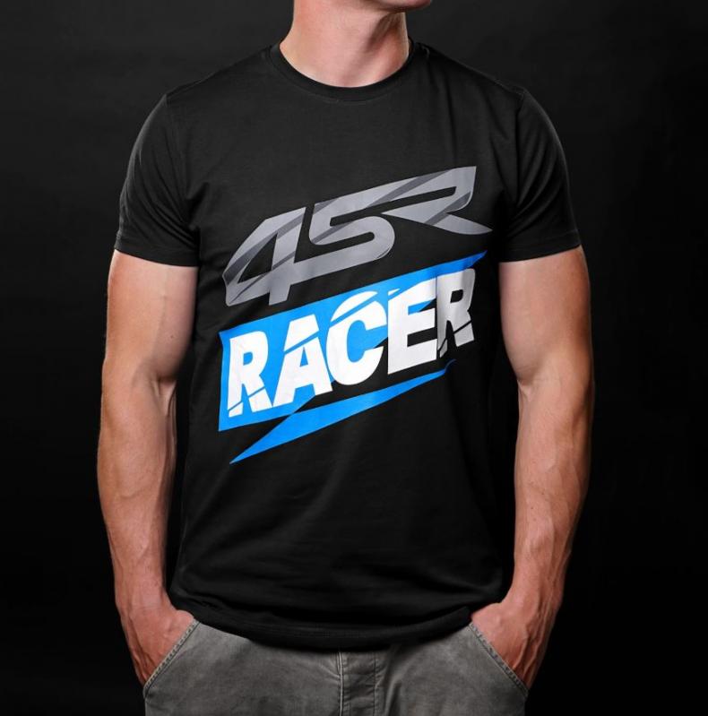 4SR T-Shirt Racer Black