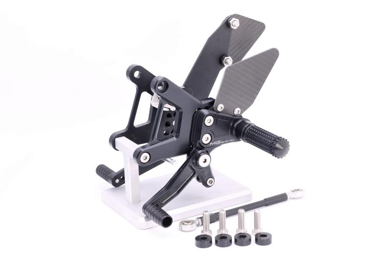 Biketec Fussrastenanlage Kawasaki ZX-6R, 2007-2008
