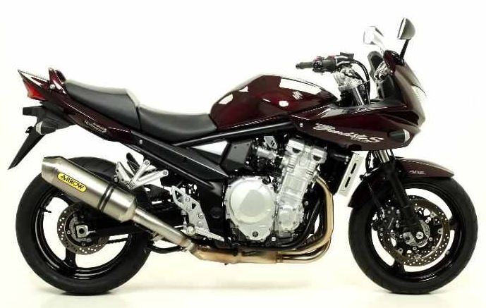 Arrow Race-Tech Slip-On Suzuki GSF 650 / 1250 Bandit, 2007-2013, Alu / Titan