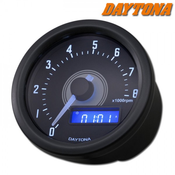 Daytona Drehzahlmesser Velona60, -8000 U/min, schwarz