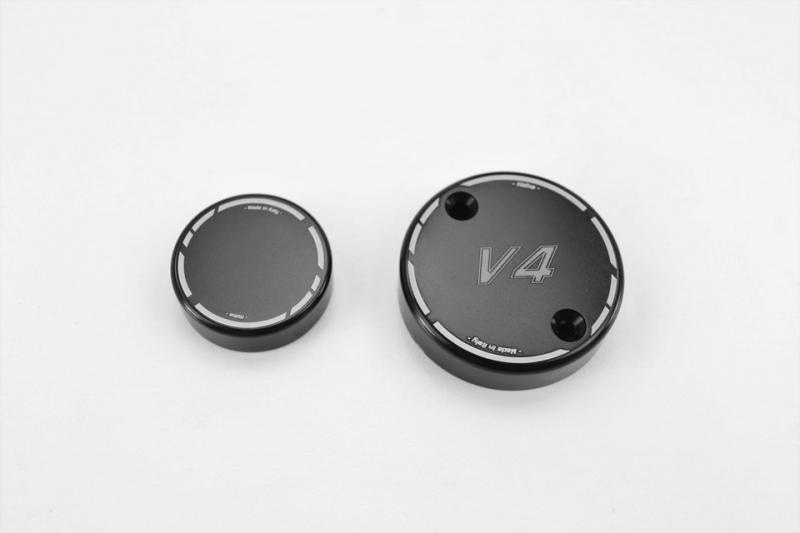 KBike Bremsbeh&auml;lterdeckel Set Ducati V4, TS032
