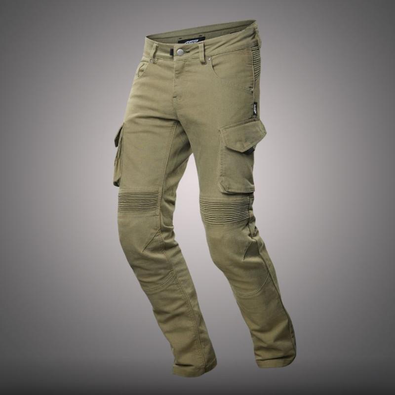 4SR Herren Motorradjeans Tourismo Green