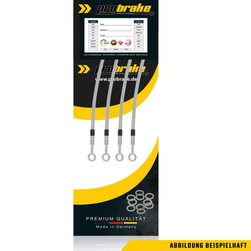 Probrake Stahlflex-Kit Kawasaki ZX-6R 636 ABS, 2013-2019 , komplett