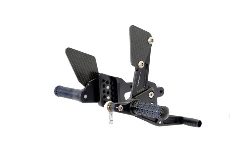 Biketec Fussrastenanlage Suzuki GSX-R 750, 2011-2016