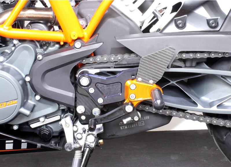 Biketec Fussrastenanlage KTM 200 Duke, 2020-2023