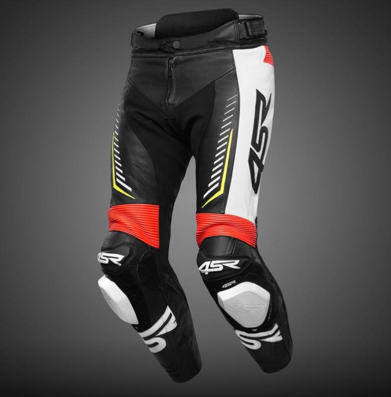 4SR Motorrad Lederhose TR 3 Evo Neon
