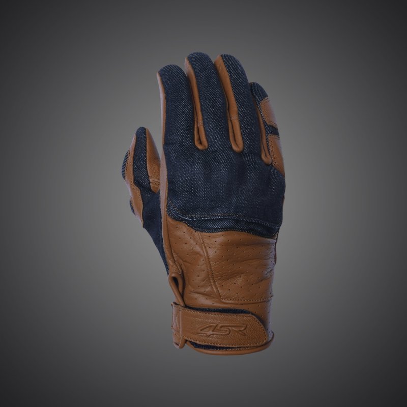 4SR Motorrad Handschuhe Cafe Latte