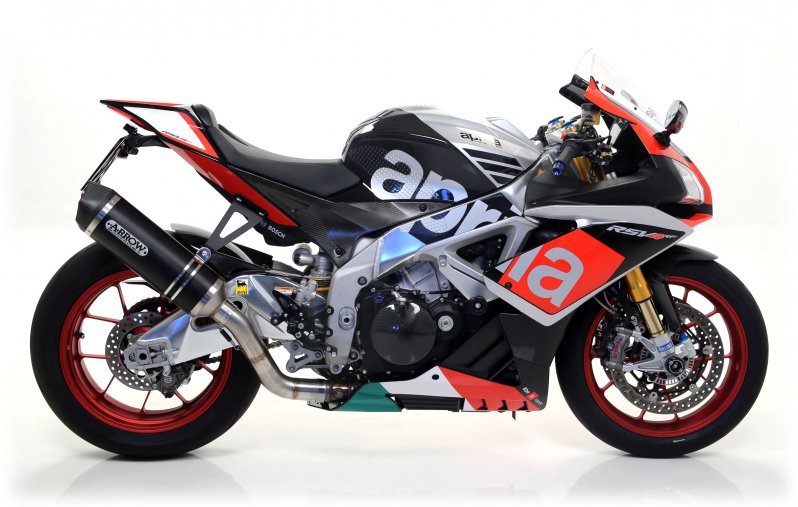 Arrow Race-Tech Aprilia RSV4 RR / RF , 2015-2016, Alu / Alu Dark