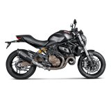 Akrapovic Slip-On Ducati Monster 821, 2014-2016, Black