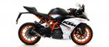 Arrow GP2 KTM RC 390, 2017-2020 , Edelstahl Dark / Titan