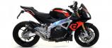 Arrow GP2 Slip-On Aprilia Tuono V4 1100, 2017-2018,  Dark
