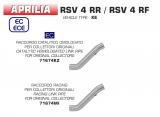 Arrow Verbindungsrohr Aprilia RSV4 RR / RF, 2017-2018