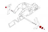 CNC Racing Abdeckung für Fussrastenhalterung Ducati Diavel 1260/S