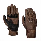 4SR Motorrad Herrenlederhandschuh Monster Evo Brown