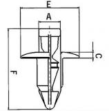 PVC Spreizschrauben 8mm