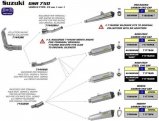 Arrow Verbindungsrohr Suzuki GSR 750, 2011-2016