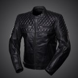 4SR Motorrad Herrenlederjacke Scrambler Petroleum