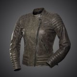 4SR Motorrad Damenlederjacke Cool Lady Retro