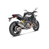 Akrapovic Slip-On Ducati Monster 821, 2014-2016, Titan