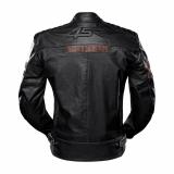 4SR Motorrad Herrenlederjacke Cool Evo Brown