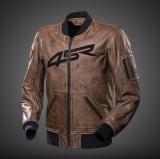 4SR Motorradjacke Bomber Jacket Brown Patina