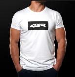 4SR T-Shirt Logo Carbon White