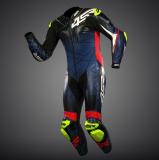 4SR Lederkombi Racing Ultra Light Matrix Blue AR