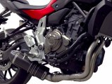 Termignoni Komplettanlage Yamaha MT-07, 2014-2020, Carbon, ohne Kat